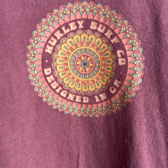 Hurley Everyday Naturals Long Sleeve Graphic T-Shirt NWT Large - Picture 3 of 6